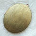 2 Vintage 1950s Art Nouveau Brass and Copper Lockets // Great Gatsby Charm