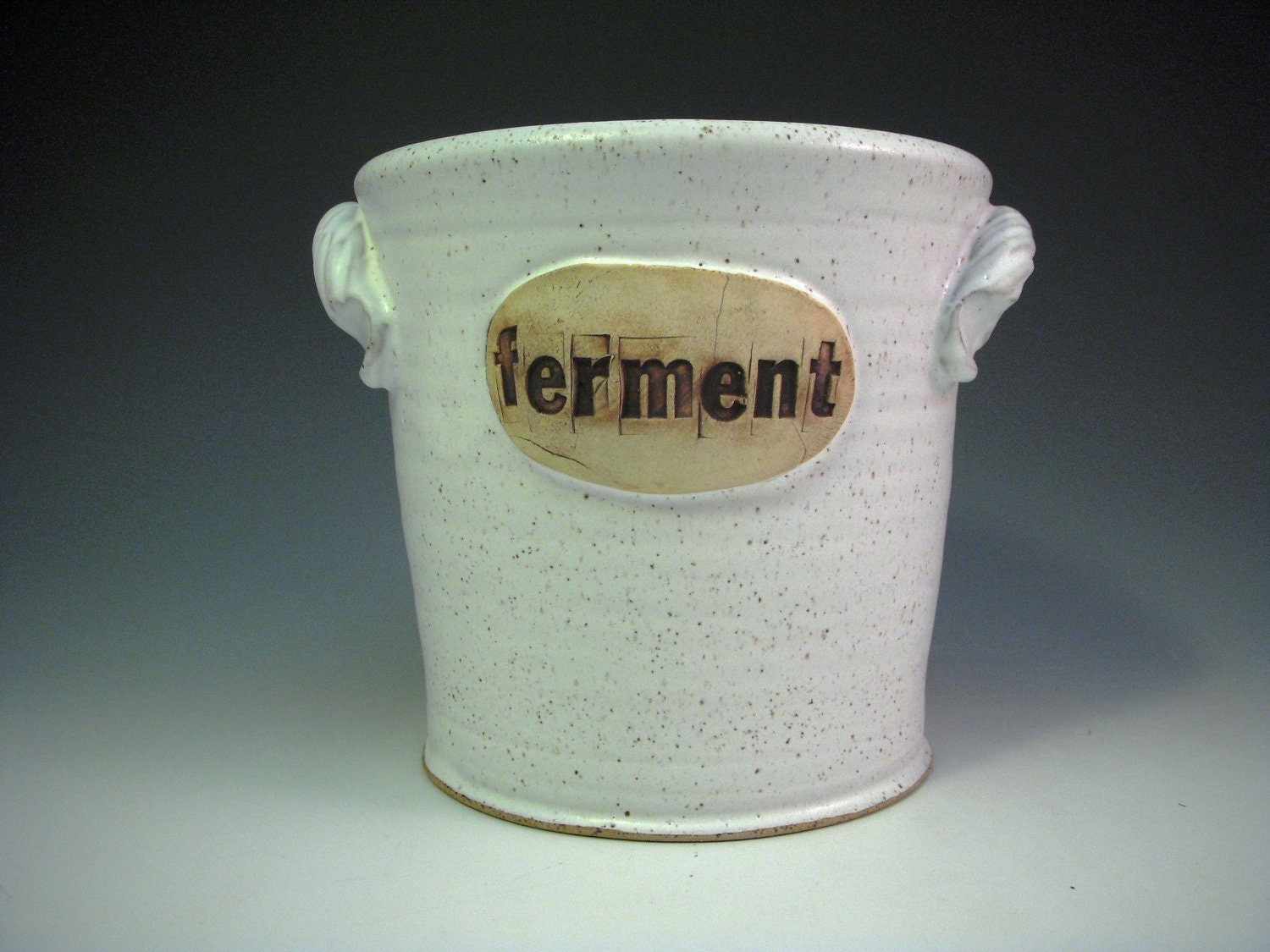 SALE ceramic sauerkraut fermenting & pickling crock / jar