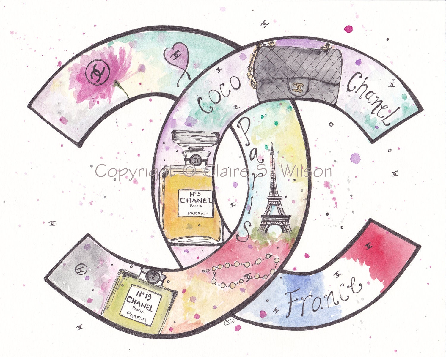 The Best of Chanel Art Print 8x10