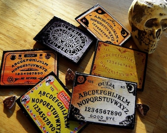 Six (6) Pack Ouija Board Size II Mini Pocket Boards Party Favors Small Boards