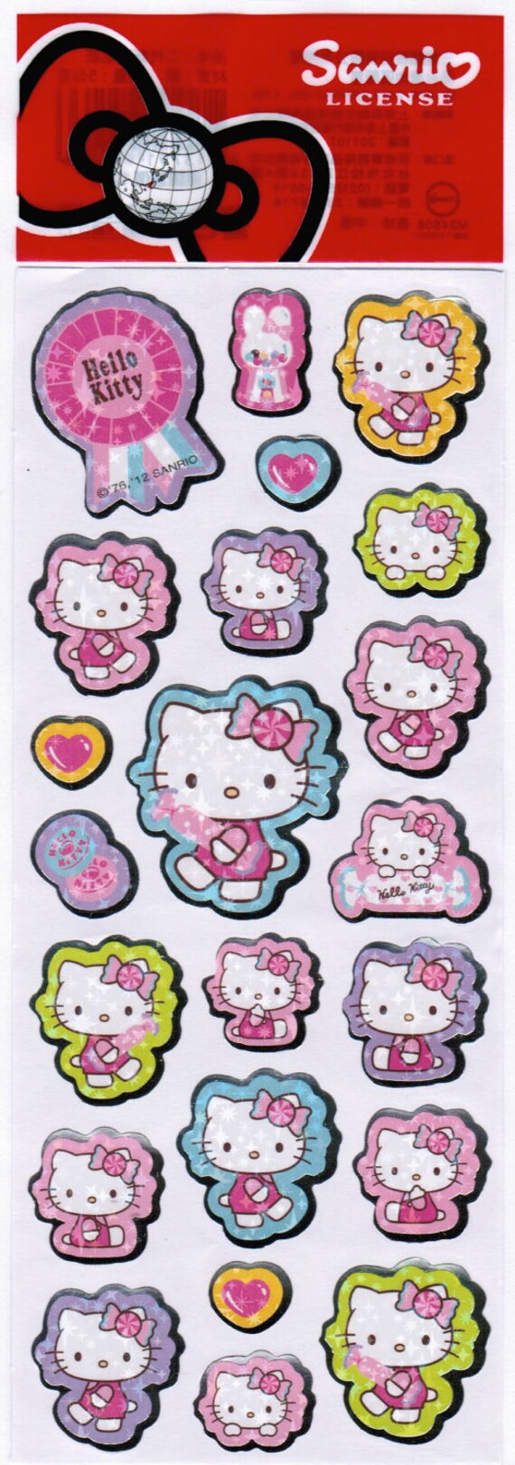 Items similar to Sanrio Hello  Kitty  Sticker  Sheet G on Etsy