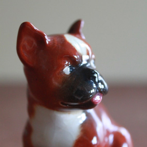 ceramic boxer statue