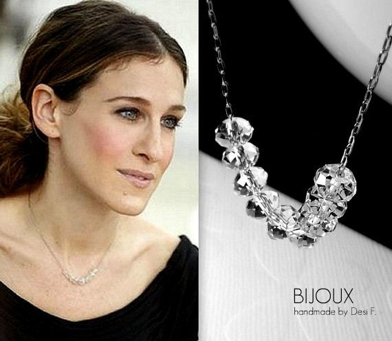 Sex And The City Carrie Bradshaw Diamond Necklace 925