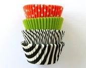 Halloween Mix Cupcake Liners (80) - Black, Orange and Lime Il_170x135