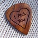 I Pick You - Handmade Laser Engraved Exotic Wood Guitar Pick - Amazon Rosewood