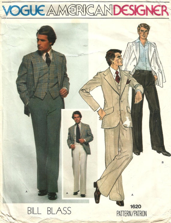 Vintage Designer Menswear: Vogue Patterns – PatternVault