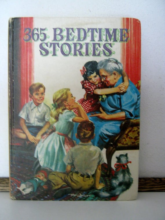 Vintage children's book 365 Bedtime Stories Whitman