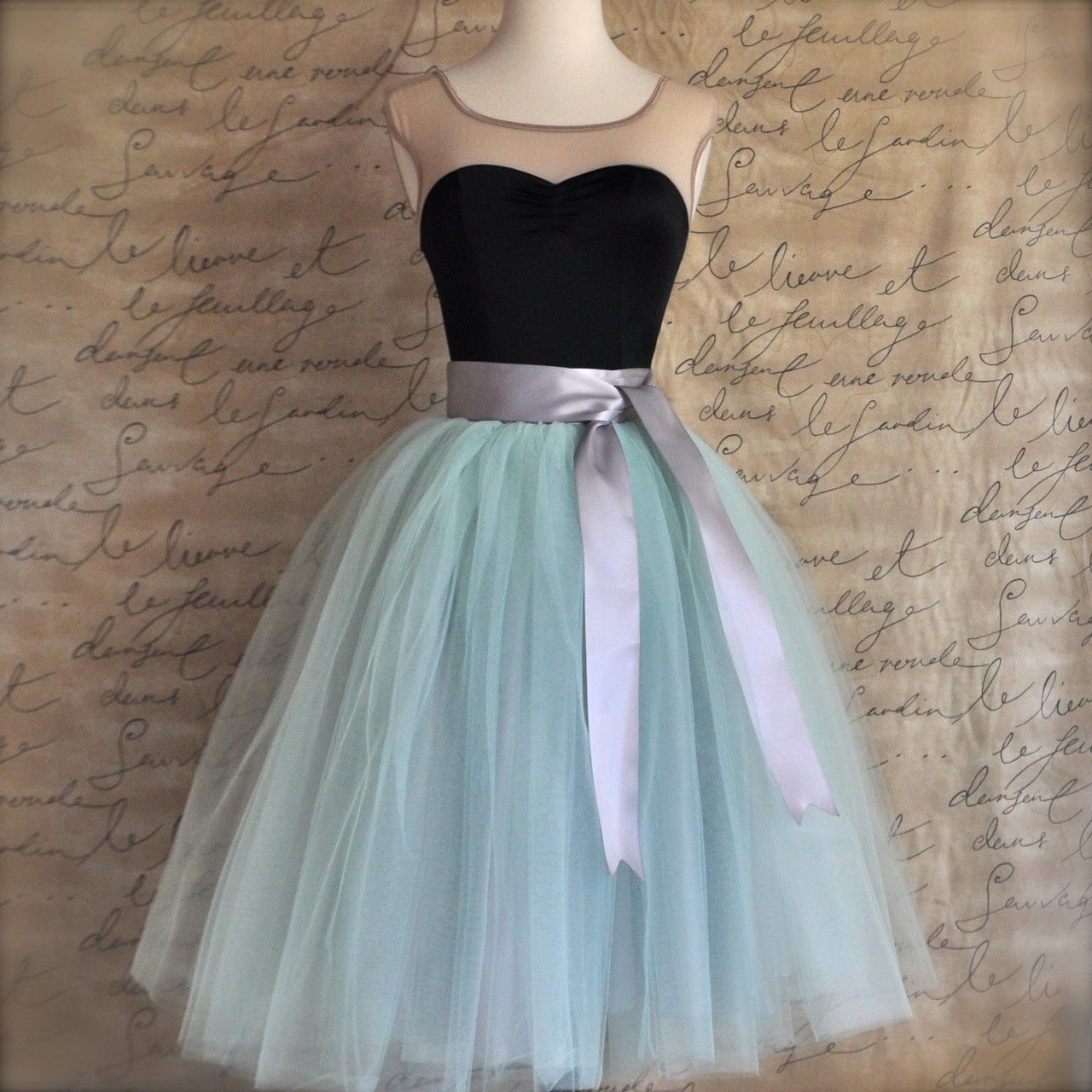 Mint Green Tulle Tutu Skirt Tulle Lined By Tutuschicoriginals 8667