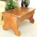 40% OFF Entire Shop - Antique Handmade Folk Art Foot Stool - Farmland Chic