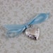 Heart Locket Charm, Wedding, Something Blue Charm