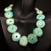 Green Solar Quartz, Green Stactite Coins, Druzy, Drusy, Green Solar Quartz Coins, 6 Pieces - 17 to 22mm