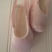 Infant Ballet Shoes in Pink Satin . Baby Ballerina Slippers Flats . Baby Girl . New Mom Gift
