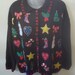 Tacky 80's Christmas Sweater sz M