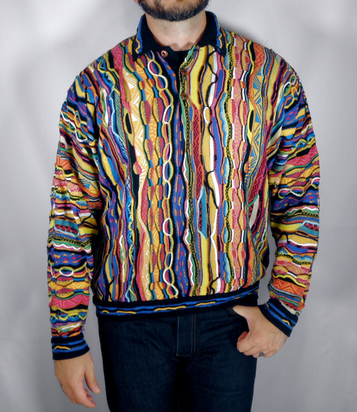 RESERVED for Mike Vintage 1980's COOGI Sweater in