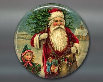 Victorian Christmas decorations - Christmas decorations for tree - Christmas kitchen decorations - fridge magnets - MA-1318