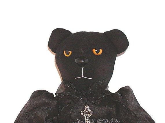 creepy bear doll