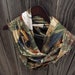 Geisha Girl Infinity Loop Scarf - Women Accessories Scarves - Upcycled Clothing - made from reclaimed fabric