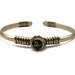 Wire Wrap Friendly Bracelet with Green Aventurine stone