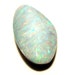 Australian Opal Cabochon Beautiful Opalescent White Opal with Rainbow Pin Fire