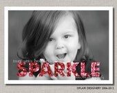 Photo Holiday Card - Set of 25 Photo Cards - Glitter Wishes by Flair Designery Il_170x135