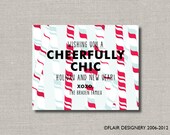 Holiday Sticker or Gift Tag - Personalized Set of 24 - Sweetest Greetings by Flair Designery Il_170x135