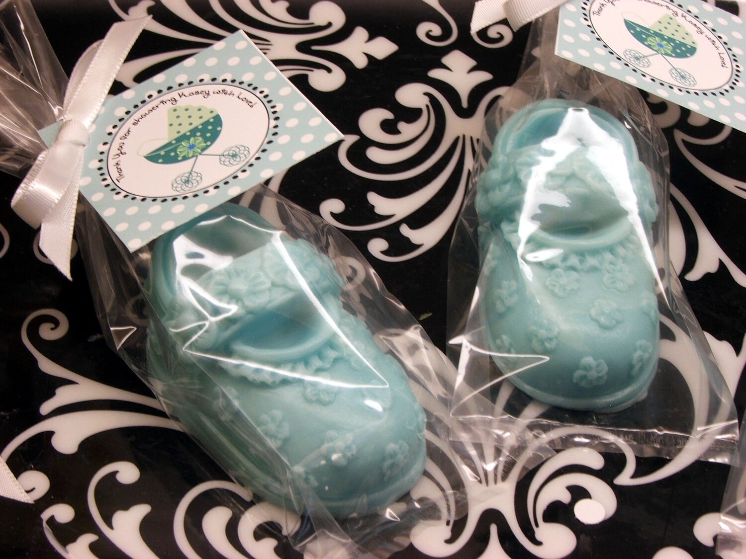 Set of 10 Mini Baby Bootie Shoe Soap Favor Baby Shower Favors