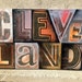 Cleveland Graffiti Large Lettering Painting No. 03 on Canvas 24 x 36