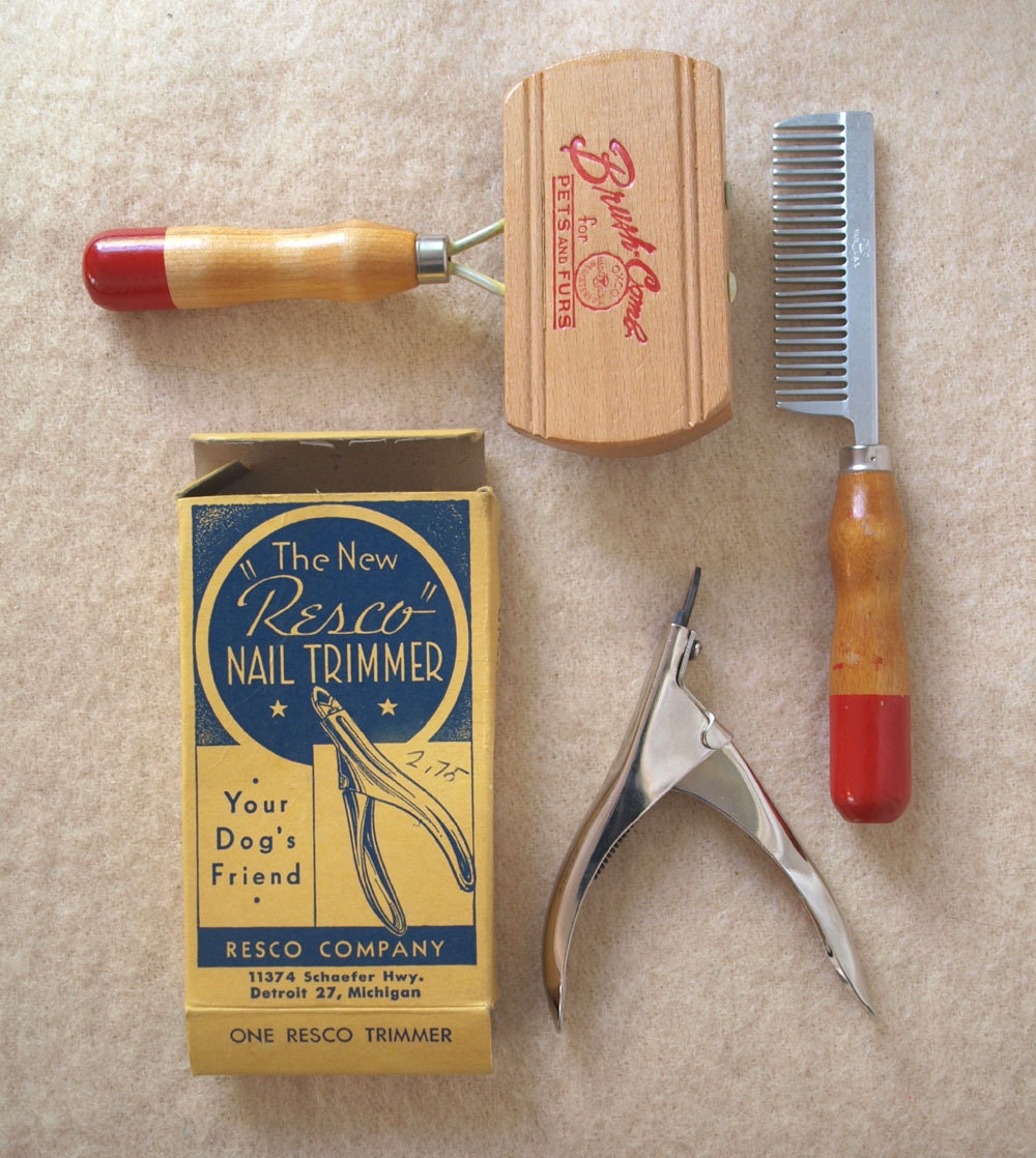 Vintage Dog Grooming Tools