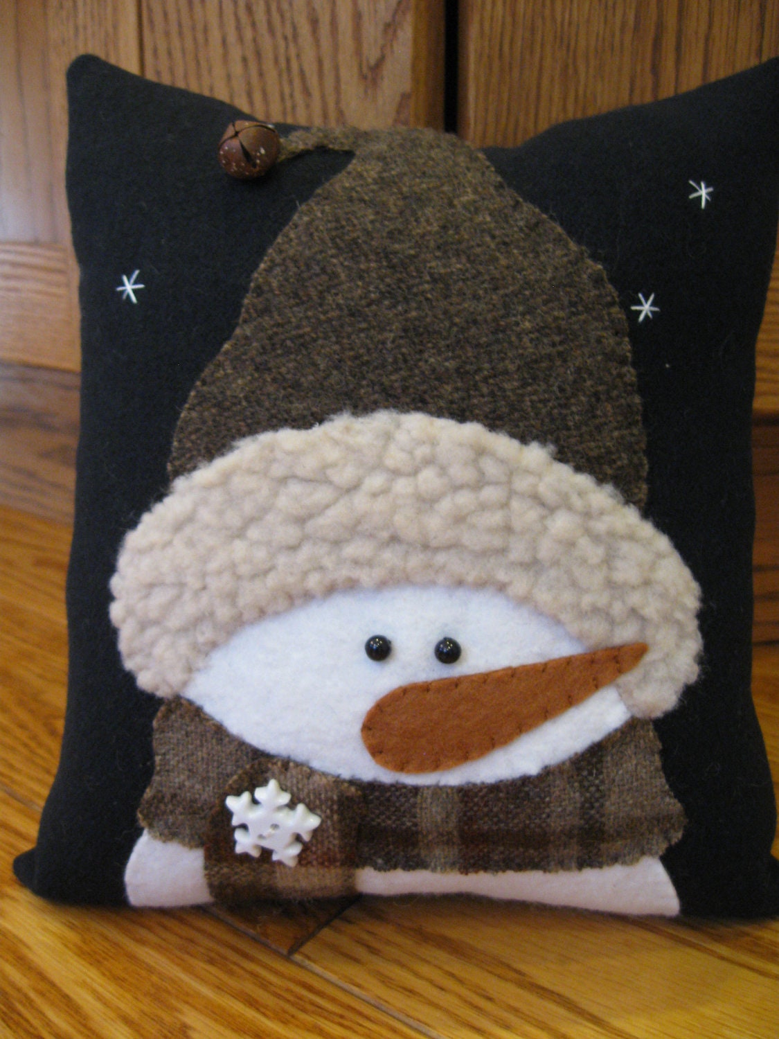 snowman pillow