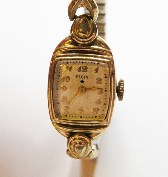 elgin ladies wrist watch vintage