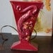 R e s e r v e d 50s Mid Century Ceramic Pottery Table Lamp - Asian Dragon - Labeled - Working Condition