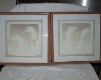 Duck Picture/ Geese Picture/ Framed Art/ Figi Graphics/Wall Decor/ by Gatormom13 JUST REDUCED
