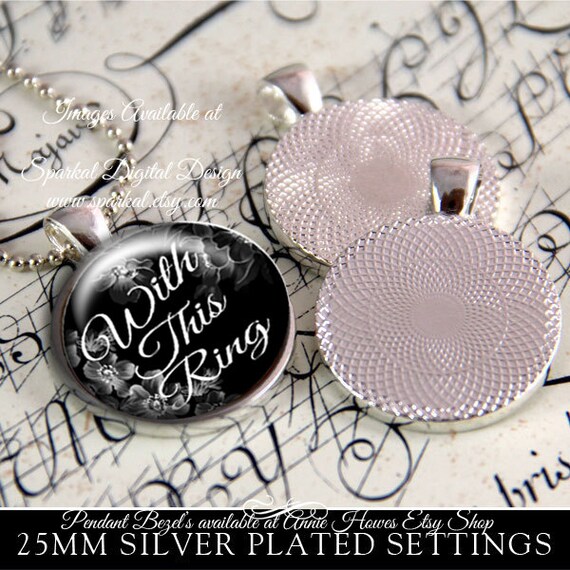 Circle Digital Collage Sheet Wedding Bridal 1 inch Circle Images Bottle Cap Images Pendant Images Digital Collage Sheets no. 5 Il_570xn