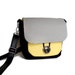 Crossbody Messenger Bag, Gray Yellow & Black