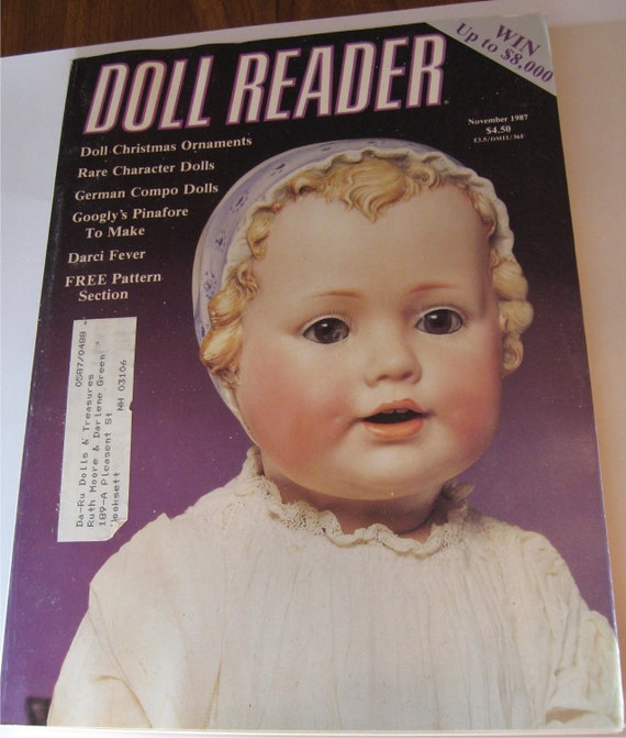 Doll Reader Magazine November 1987 by ClosetFull on Etsy