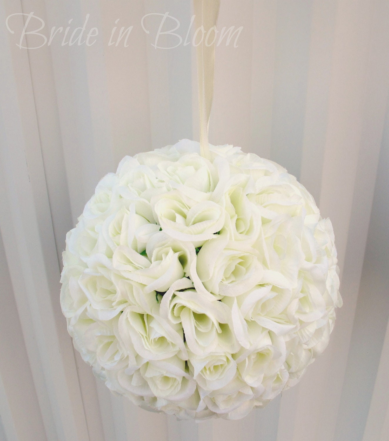 Wedding Pomander Kissing Ball Flower Girl Rose Bridesmaid