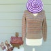 Vintage v-neck long sleeve knit sweater
