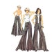 70s Halter Top Sewing Pattern/ Vintage 1970s UNCUT Simplicity Halter Top, Vest and Wide Leg Pants Sewing Pattern 5611