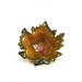 Autumn leaf ceramic dish - vintage fall decor candy dish Thanksgiving