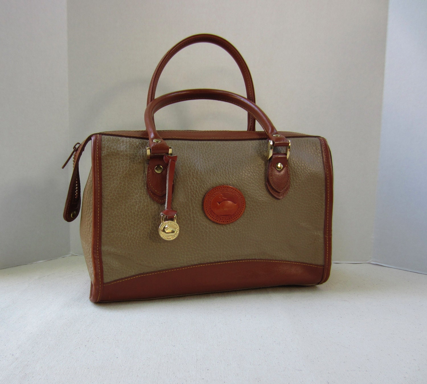 Vintage Dooney and Bourke Satchel All Weather Leather