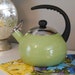 Mod Faberware Teapot Teakettle Retro Green