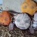 Halloween primitive ornies handmade moon lunar bowl fillers unique autumn home decor