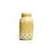 Shabby chic Autumn yellow mason jar vase