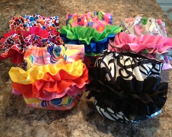 Snap-on Ruffles for cloth diapers - This listing is an add-on to a diaper order