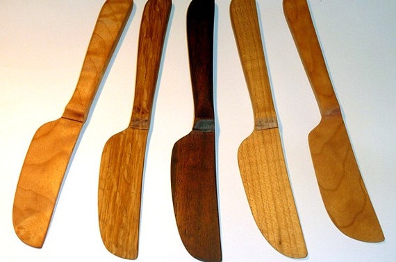 Items Similar To Wood Butter Cheese Knife Wood Butter Spreader