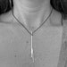 Silver Tube Necklace