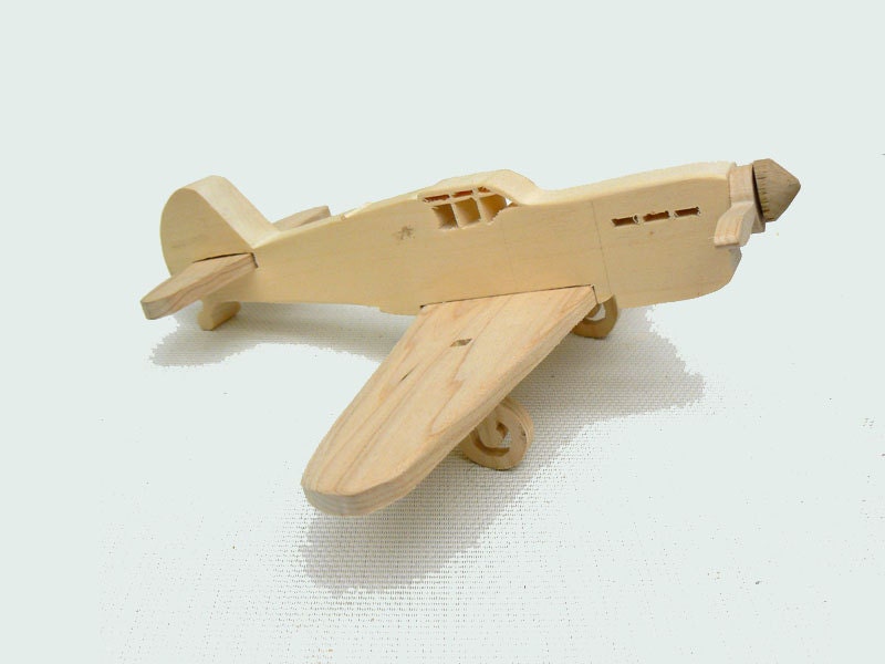 WW2 Fighter Plane Wood Toy by abby702 on Etsy