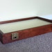 Wood Display Case with Hinged Glass Lid 18 x 12