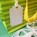 Gift Tags- Set of 24 - Butterfly Tags- Embossed Tags- Double Layer Tags- Tie on Tags- Elegant Tags- Gift Bag Tags- Wedding Tags-Gift Cards
