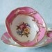Pink Teacup and Saucer Set - Vintage Paragon Teacup and Saucer Set - Pink and Gold Gilt Tea Cups and Saucers